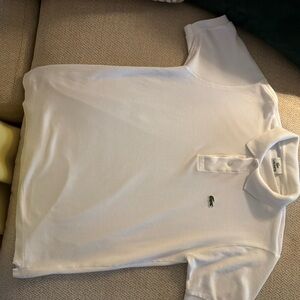 Lacoste White Polo Shirt